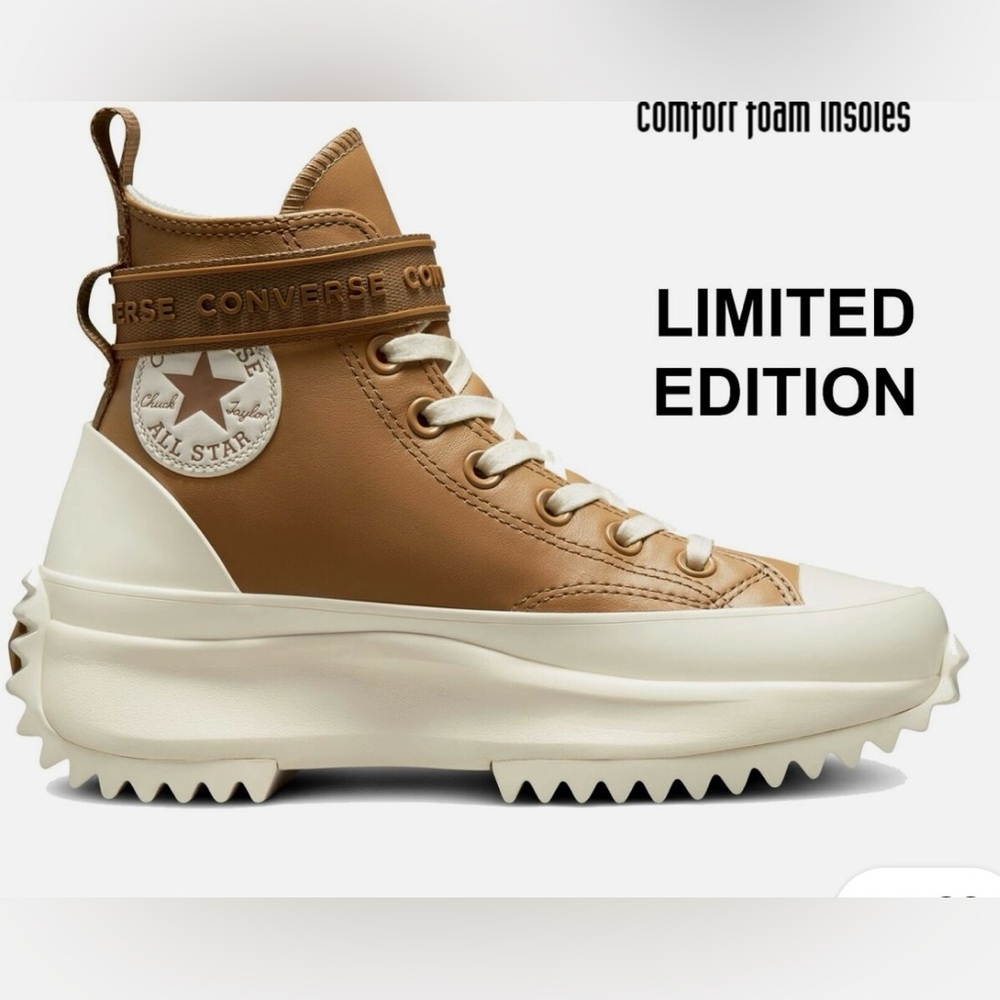 Converse men’s Run Star Hike Platform Leather Limited Edition  W Box/ brand new